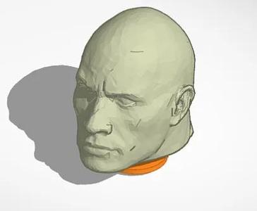 dwayne the croc johnson but bigger   