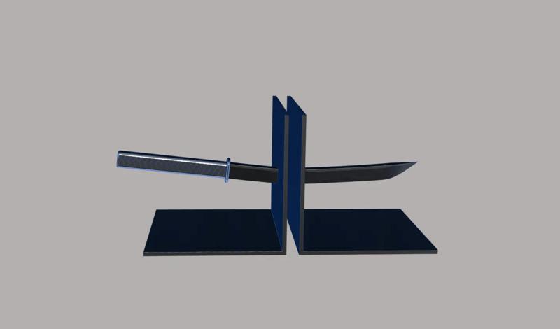 Katana bookend
