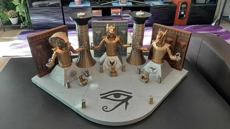 Goauld Summit Room - Stargate Diorama   