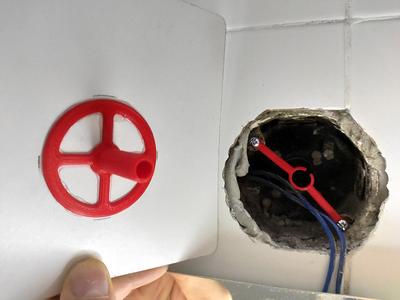 Internal support for a Wall Plate Blank