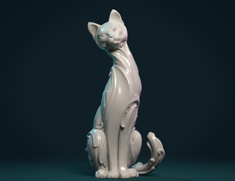 Cat figurine