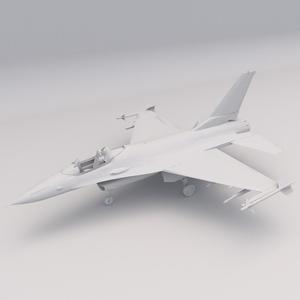 Jet F-16 PRINTABLE Airplane 3D Digital STL File