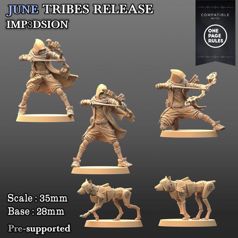 Tinkerlings Steelhounds 5 miniatures