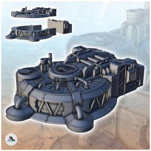 Oxygen generator with tank (3) - Future Sci-Fi SF Infinity Terrain Tabletop Scifi