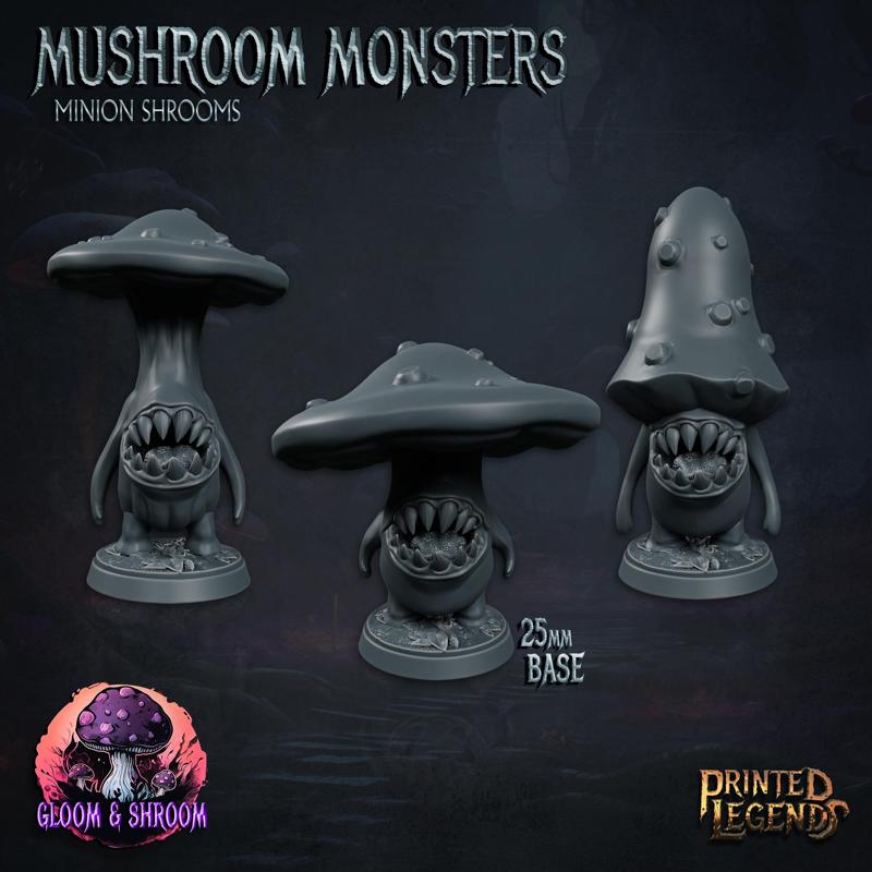 Mushroom Monster x3 (25mm Bases)