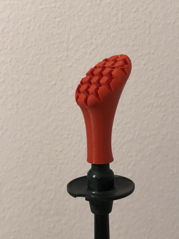 Rubber tip caps for «Nordic Walking» poles