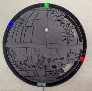Todesstern LED Clock