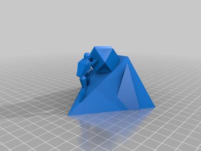 Low Poly Sisyphus