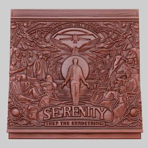 Serenity 3d printer relief medallion obj stl