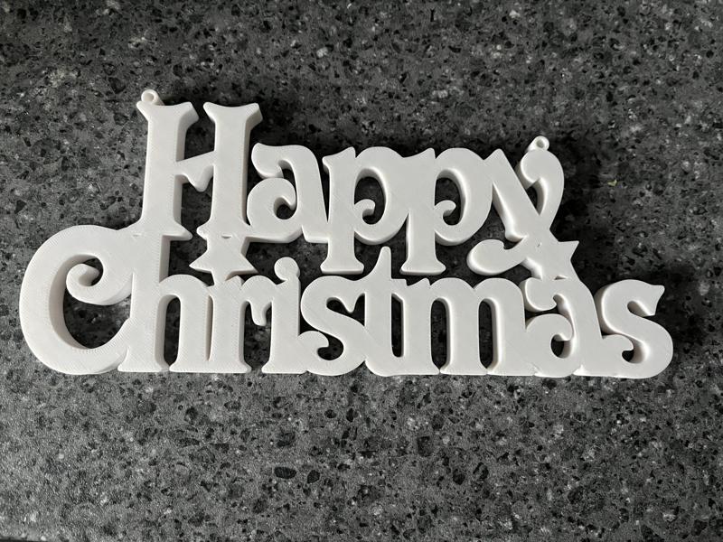 Happy Christmas decoration