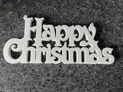 Happy Christmas decoration