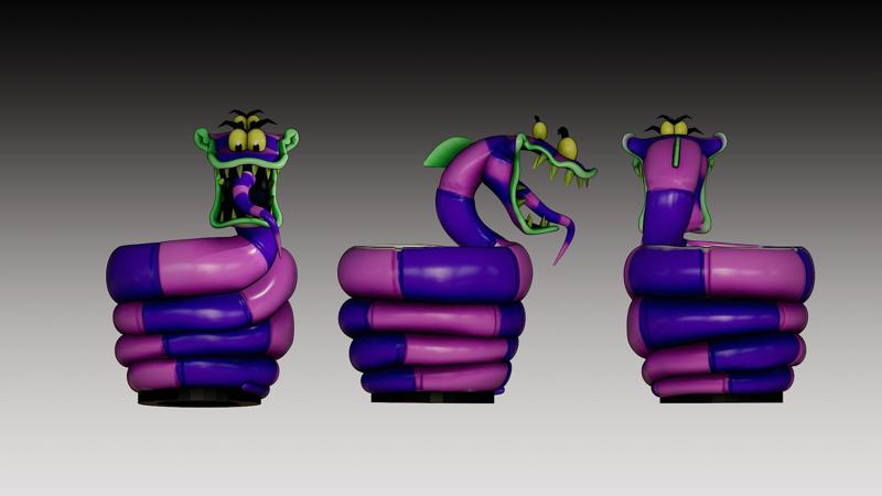 the Beetlejuice Sandworm Popcorn Bucket