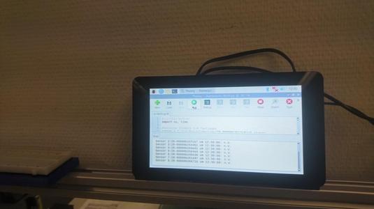 Raspberry Pi 7 inch touch lcd display 3030 mount