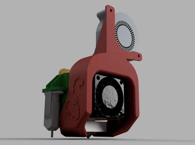 "Der Skorpion" - Fan Duct for Geeetech A10M and A20M dual colour printers