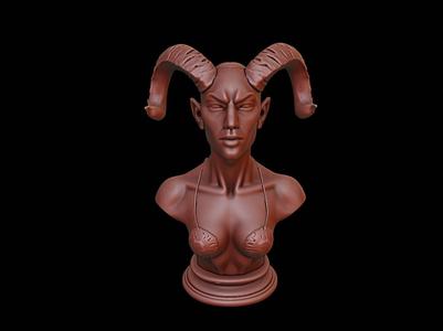 Succubus Beast Bust