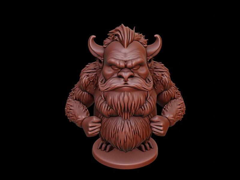 Yeti Beast Bust