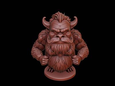 Yeti Beast Bust