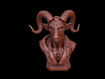 Incubus Beast Bust