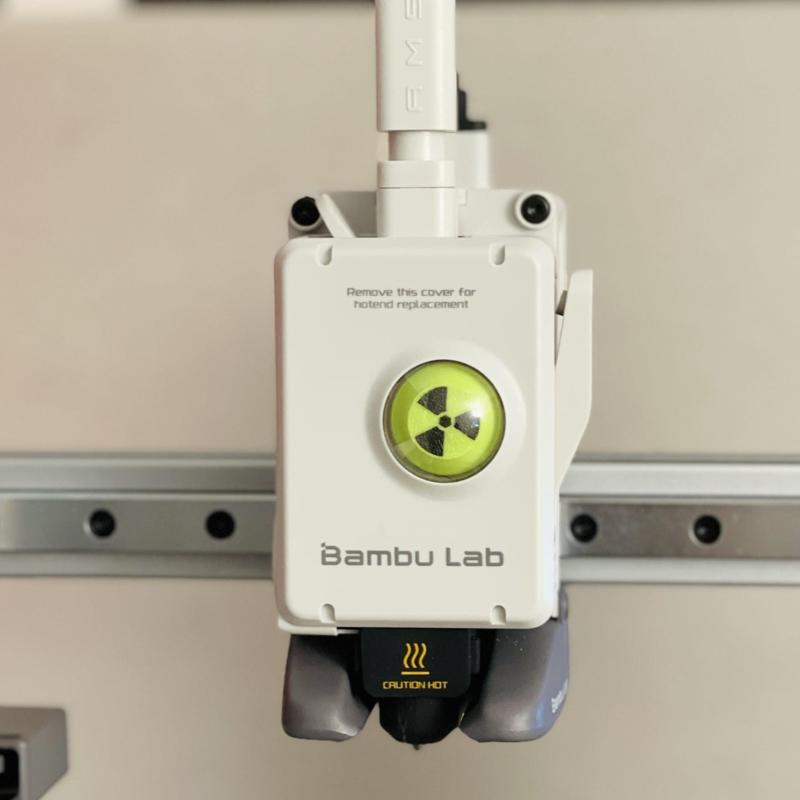 Radioactivity Symbol for Bambu Lab A1 mini