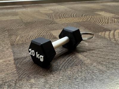 GYM - Dumbbell keychain