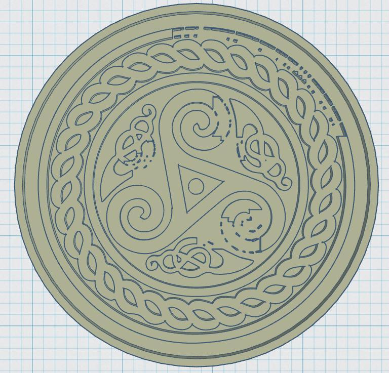 Celtic Symbol Coaster 34