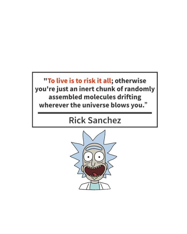 QuoteGems: Rick and Morty - to live ...