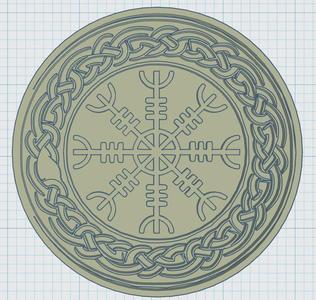 Viking Symbols Coaster 09