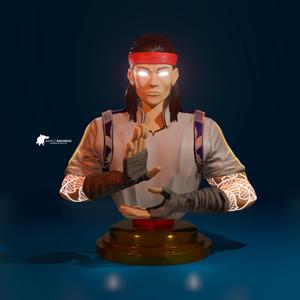 LIU KANG MORTAL KOMBAT (BUST)