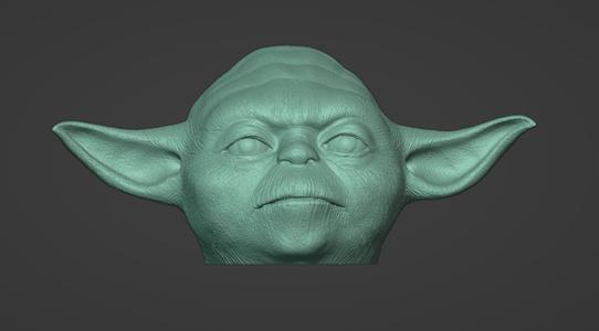 Yoda Head/vase/pot planter Star Wars for 3d printing