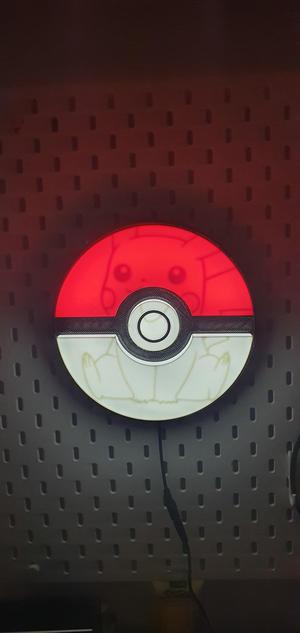 Pokeball lamp