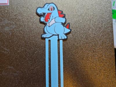 Pokemon Totodile Child Bookmark