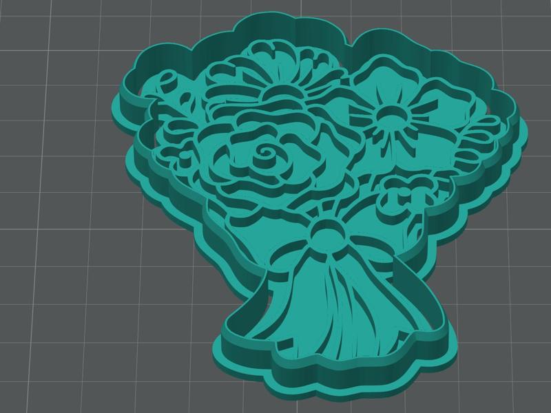 Flower set cookie cutter