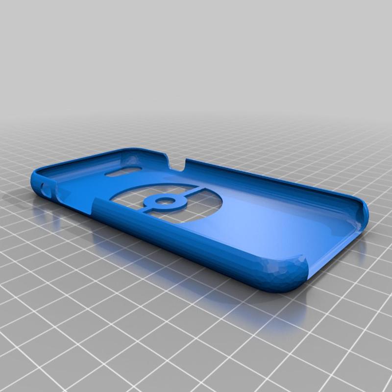 3D Iphone 7,8 Case Pokeball Design 