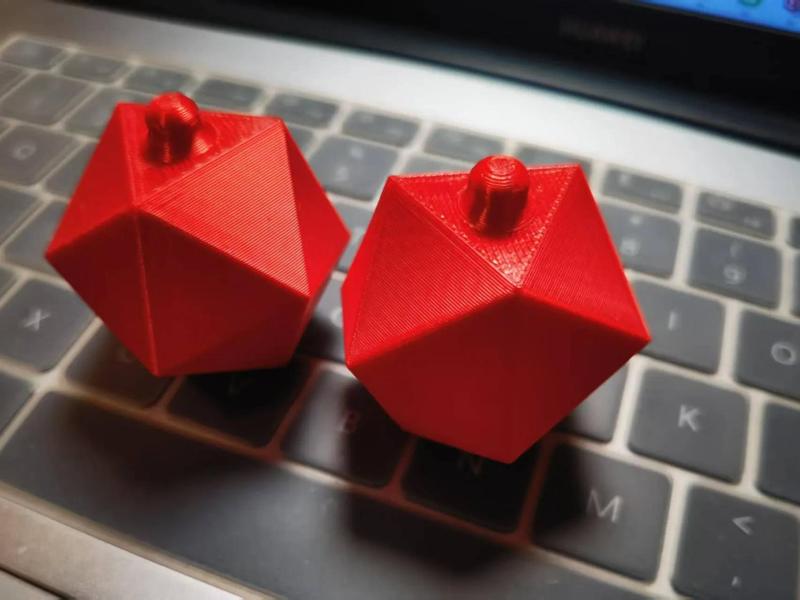 Print-in-place Icosahedron Bell