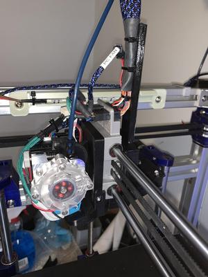 Hypercube Titan Aero Mount with DC42 Mini IR & Rear laydown radial fan