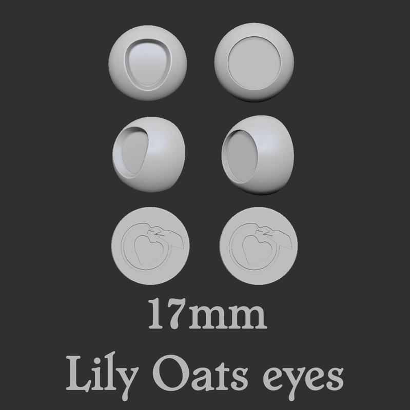 7mm Lily Oats anime eye