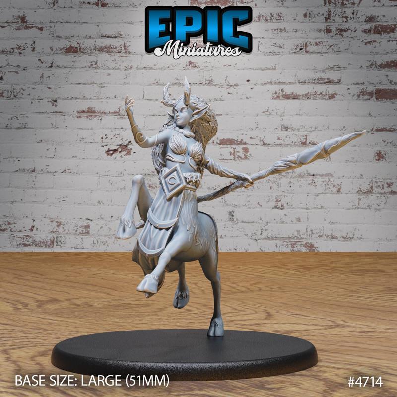 Faun Druid Victory ‧ DnD Miniature ‧ Tabletop Miniatures ‧ Gaming Monster ‧ 3D Model ‧ RPG ‧ DnDminis ‧ STL FILE