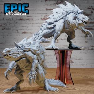 Turtle Zilla Team A ‧ DnD Miniature ‧ Tabletop Miniatures ‧ Gaming Monster ‧ 3D Model ‧ RPG ‧ DnDminis ‧ STL FILE