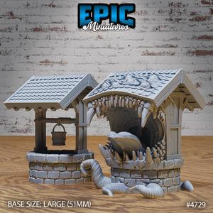 Mimic Well ‧ DnD Miniature ‧ Tabletop Miniatures ‧ Gaming Monster ‧ 3D Model ‧ RPG ‧ DnDminis ‧ STL FILE