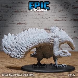 Giant Vulture ‧ DnD Miniature ‧ Tabletop Miniatures ‧ Gaming Monster ‧ 3D Model ‧ RPG ‧ DnDminis ‧ STL FILE