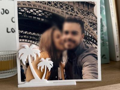 Palm Tree Photo Booth Stand | Tropical Selfie Spot