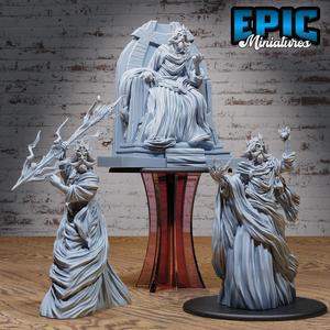 White God Avatar Set ‧ DnD Miniature ‧ Tabletop Miniatures ‧ Gaming Monster ‧ 3D Model ‧ RPG ‧ DnDminis ‧ STL FILE