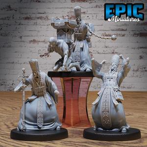 Fallen Bishop Set ‧ DnD Miniature ‧ Tabletop Miniatures ‧ Gaming Monster ‧ 3D Model ‧ RPG ‧ DnDminis ‧ STL FILE