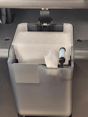 Purge Chute Cover with PTFE wiper