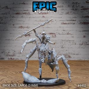 Dark Elf Spider Victory ‧ DnD Miniature ‧ Tabletop Miniatures ‧ Gaming Monster ‧ 3D Model ‧ RPG ‧ DnDminis ‧ STL FILE
