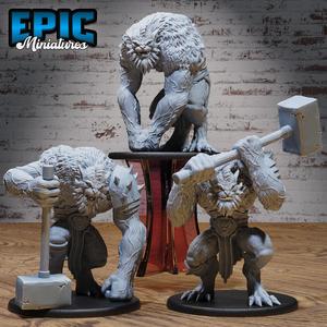 Quaggoth Set ‧ DnD Miniature ‧ Tabletop Miniatures ‧ Gaming Monster ‧ 3D Model ‧ RPG ‧ DnDminis ‧ STL FILE