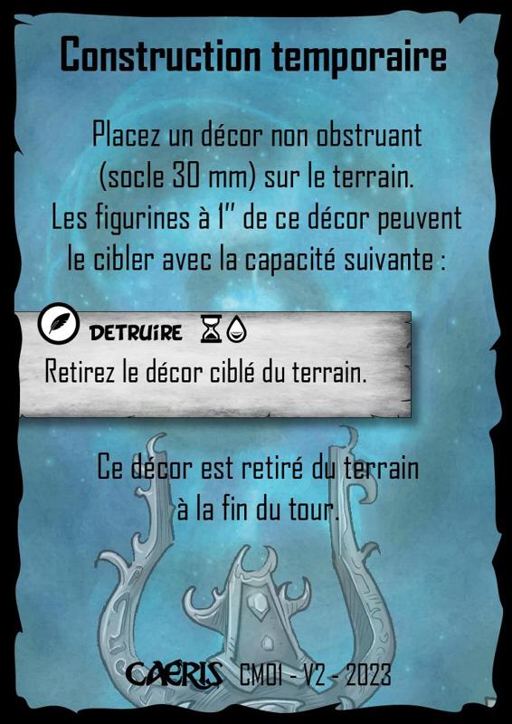 caeris temporary construction / caeris construction temporaire