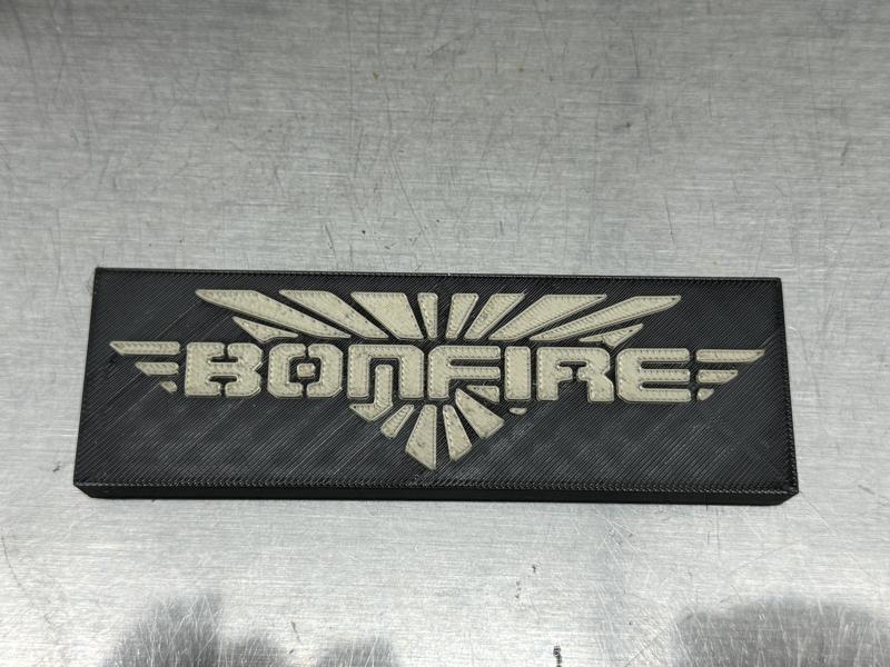Bonfire Band Sign
