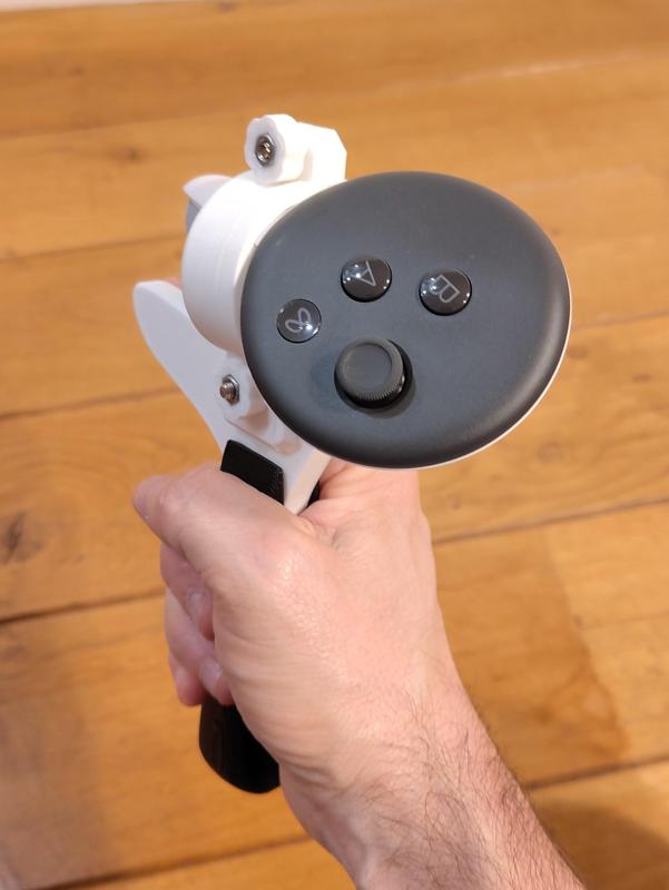 The "NicoJ Flip" Eleven Table Tennis adapter for Meta Quest 3