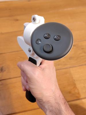The "NicoJ Flip" Eleven Table Tennis adapter for Meta Quest 3